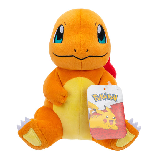 Pokemon 8" Charmander Plush – Fire-Type Pokémon Soft Toy