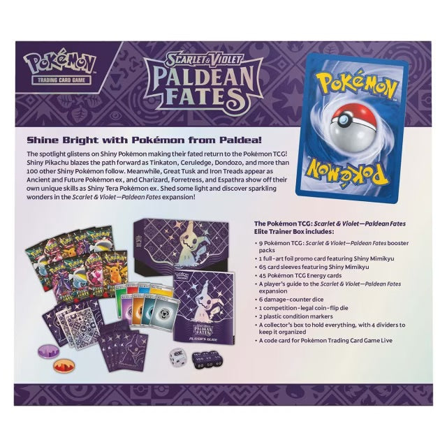 Pokémon TCG Paldean Fates Elite Trainer Box