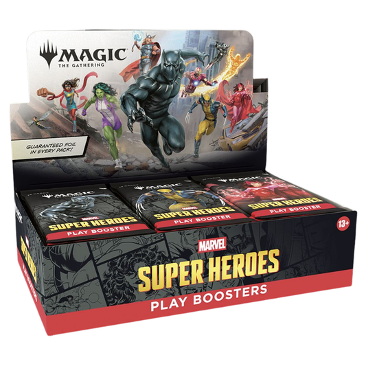 Magic Marvel Super Heroes - Play Booster Display