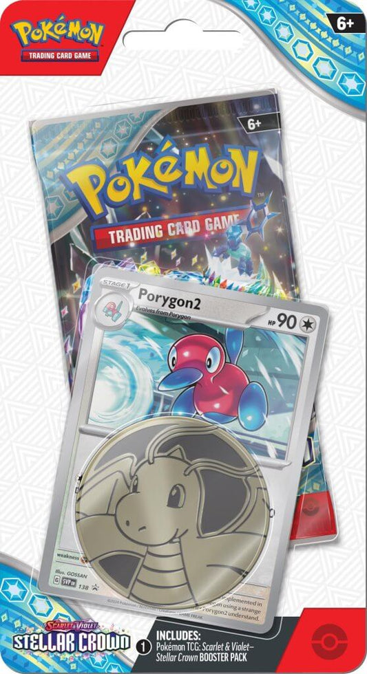 Pokémon TCG Scarlet & Violet 7 Stellar Crown Checklane Blister