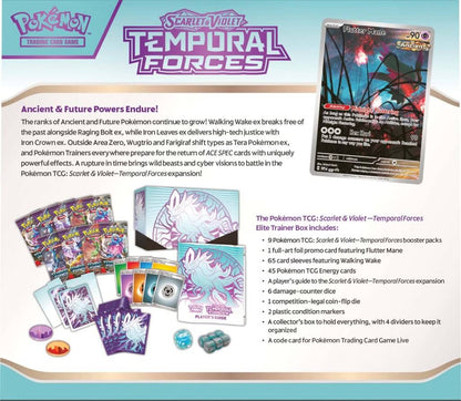 Pokémon TCG Temporal Forces Elite Trainer Box Walking Wake