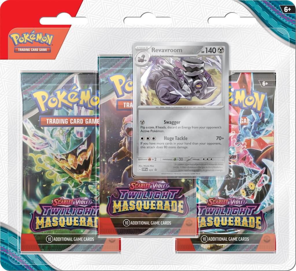 Pokémon TCG Twilight Masquerade 3-Pack Blister