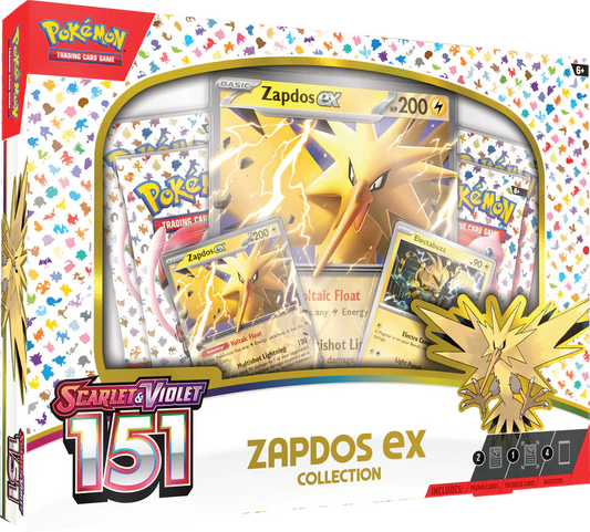 Pokémon TCG: Scarlet & Violet - 151 Ex Box Zapdos Ex