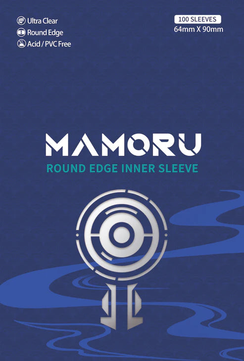 Mamoru Round Edge Perfect Fit Sleeve - 100 Pack