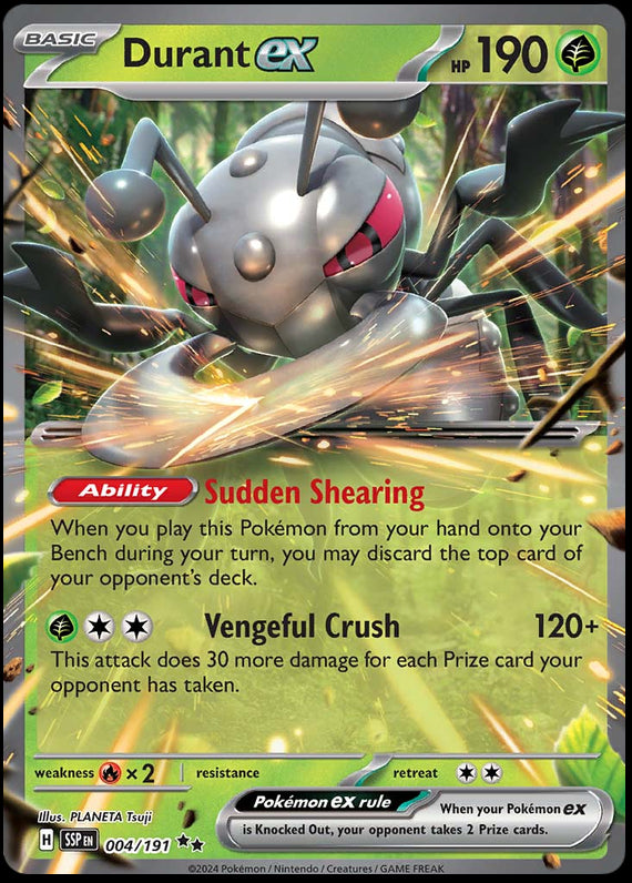 Image of Durant ex Surging Sparks (SSP) #004