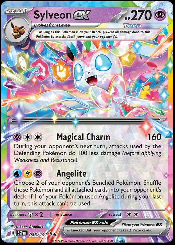 Image of Sylveon ex Surging Sparks (SSP) #086