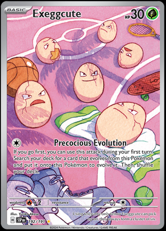 Image of Exeggcute Surging Sparks (SSP) #192