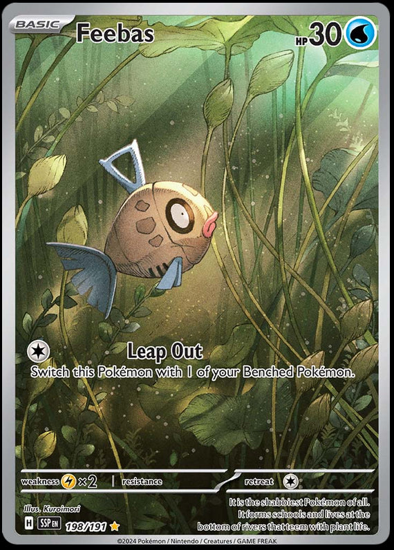 Image of Feebas Surging Sparks (SSP) #198