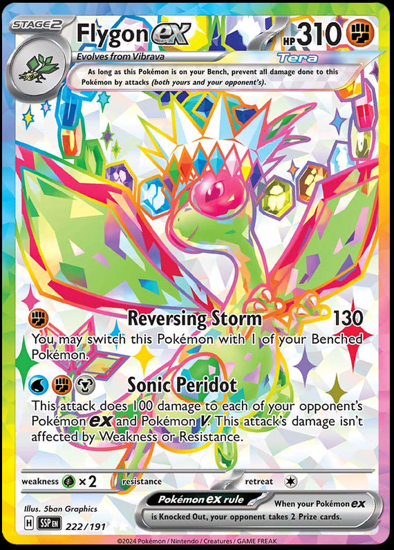 Image of Flygon ex Surging Sparks (SSP) #222