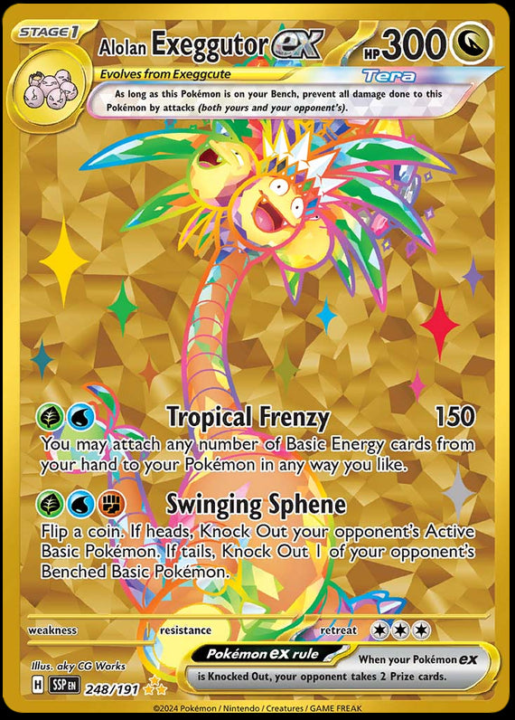 Image of Alolan Exeggutor ex Surging Sparks (SSP) #248