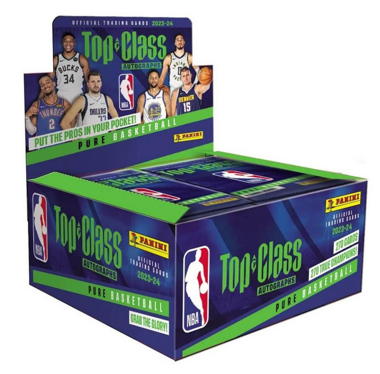 Panini Top Class NBA 2023-24 Basketball Cards Display Box