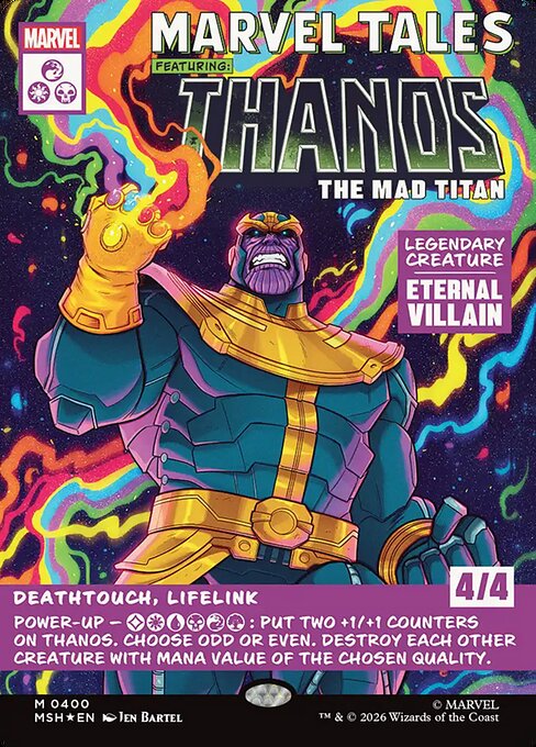 Thanos, the Mad Titan - Front