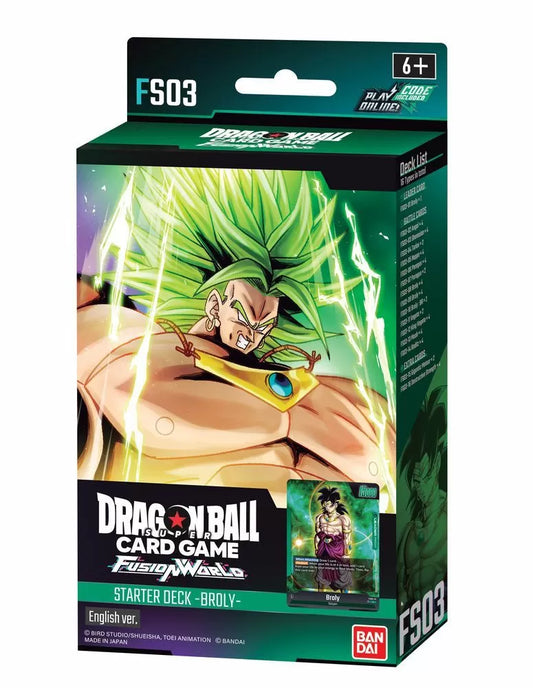 Dragon Ball Super Card Game Fusion World Starter Deck Broly FS03