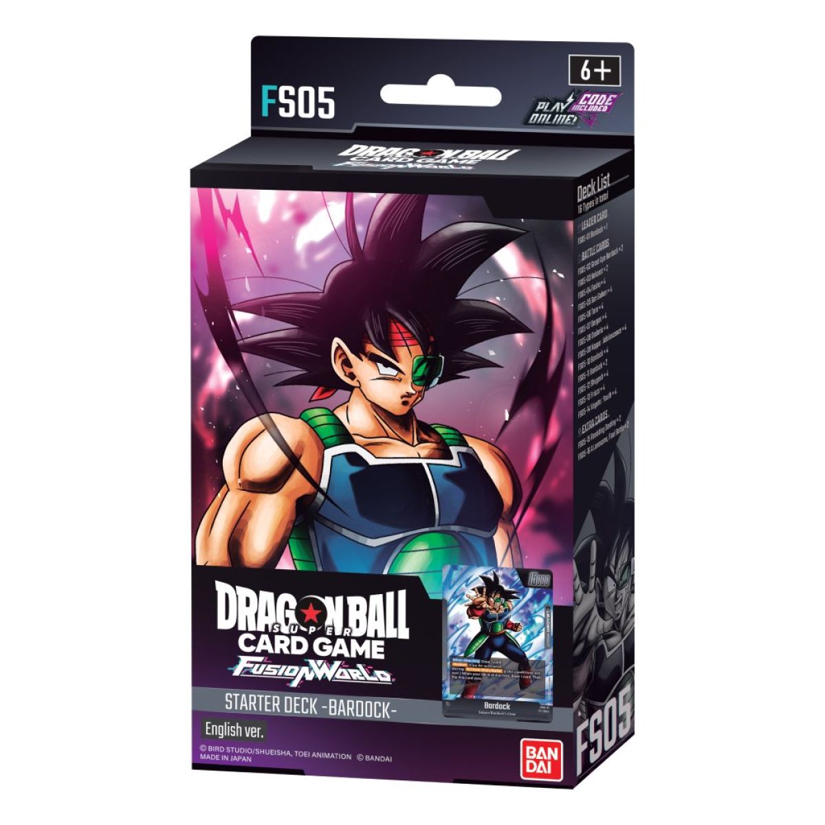 Dragon Ball Super Card Game: Fusion World – Starter Deck Bardock FS05