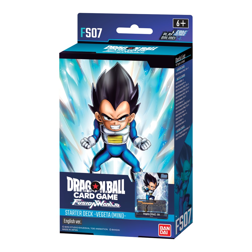 Dragon Ball Super Card Game: Fusion World – Starter Deck - Vegeta Mini - FS07