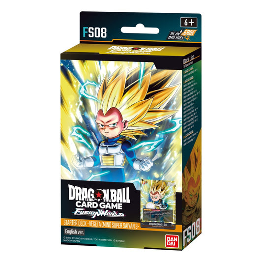 Dragon Ball Super Card Game - Fusion World – Starter Deck - Vegeta (Mini) Super Saiyan - FS08