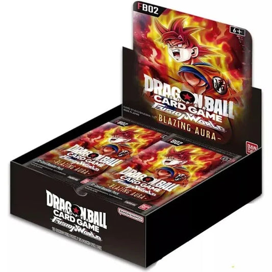 Dragon Ball Super Card Game Fusion World Booster Display Blazing Aura FB02