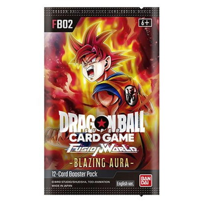 Dragon Ball Super Card Game Fusion World Booster Display Blazing Aura FB02