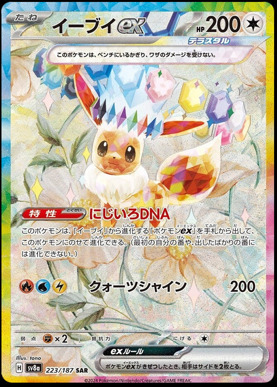 Image of Eevee ex Terastal Festival ex (sv8a) #223