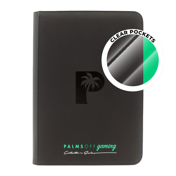 Palms Off Gaming Collector's Series Top Loader Zip Binder - Clear ...